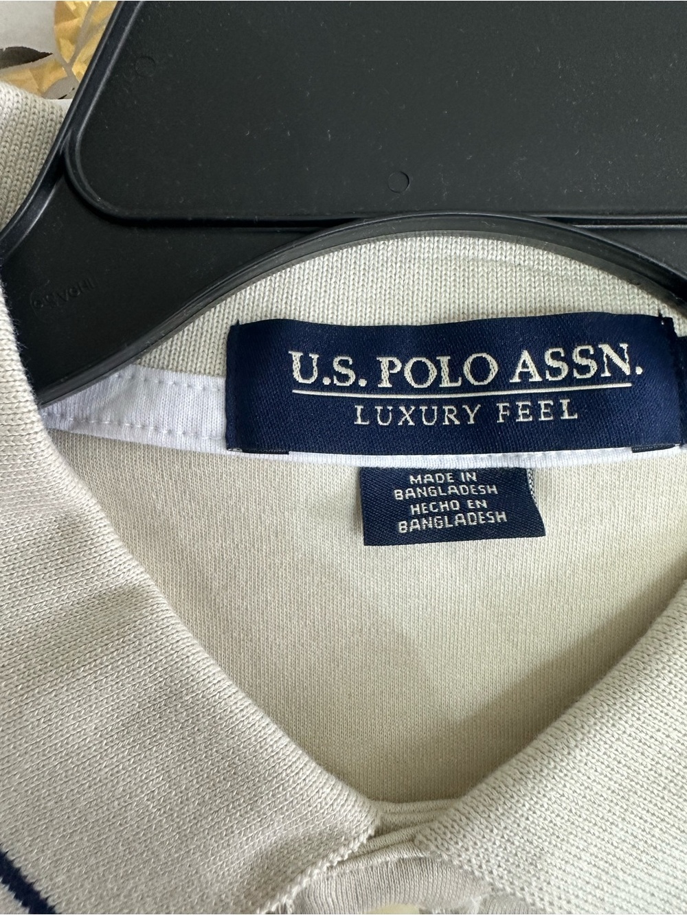 U.S. Polo Assn. Men’s Cream Polo Shirt